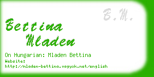 bettina mladen business card